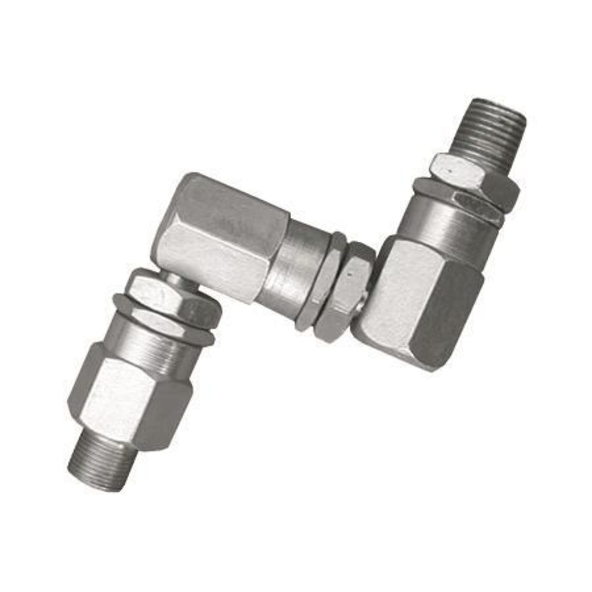 American Forge & Foundry Grease Fitting Adapter — 360° Swivel, 1/4in. NPT M x 27 TPI M, Model# 8686